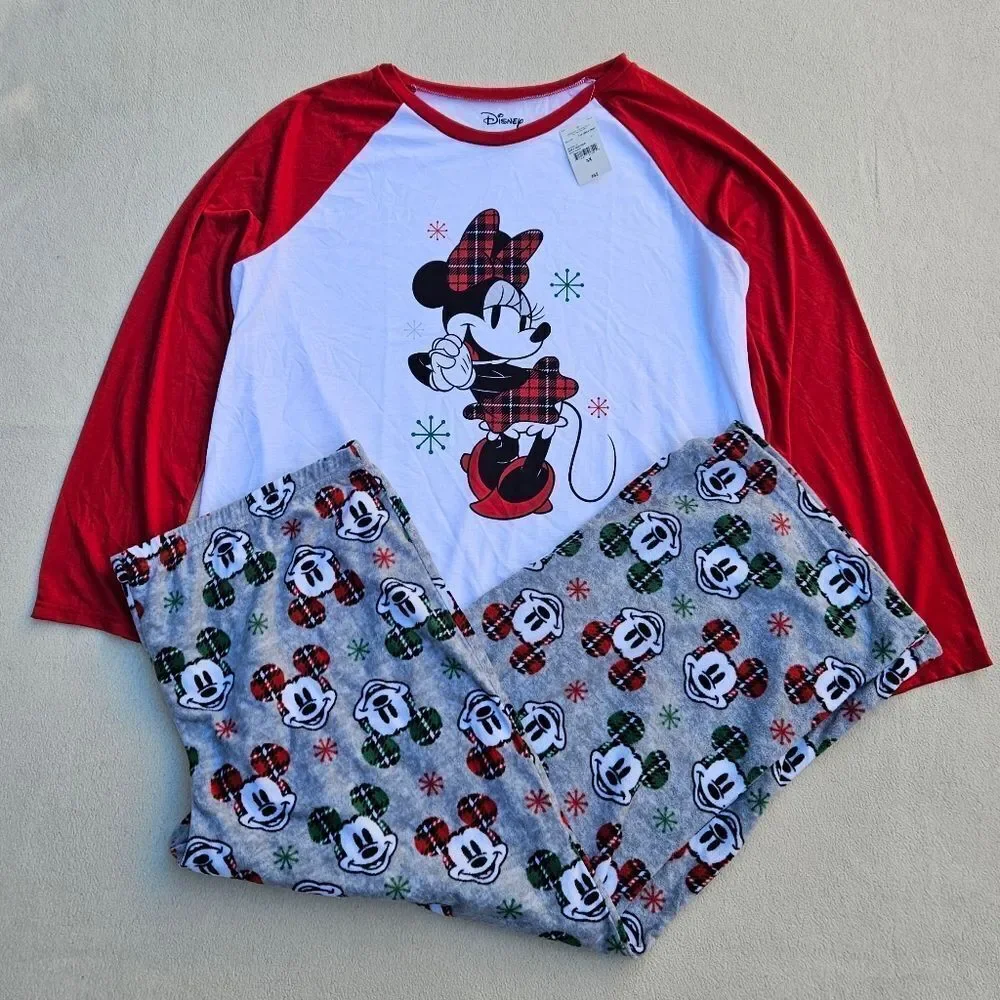 Disney Minnie and Mickey Mouse PJ Set Size 3X - Picture 16 of 16